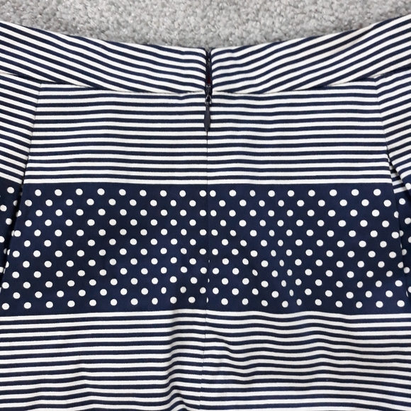 Boden Navy Striped Skirt size 8 - Picture 4 of 4